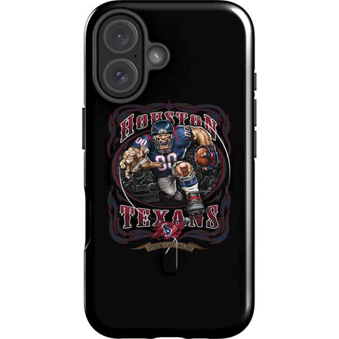 Liquid Blue NFL Houston Texans Running Back iPhone 16 Plus Magsafe Impact Case