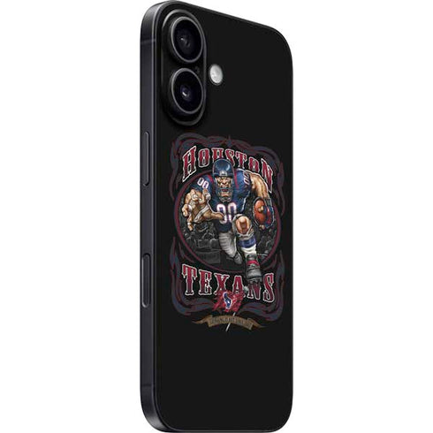 Liquid Blue NFL Houston Texans Running Back iPhone 16 Plus Skin