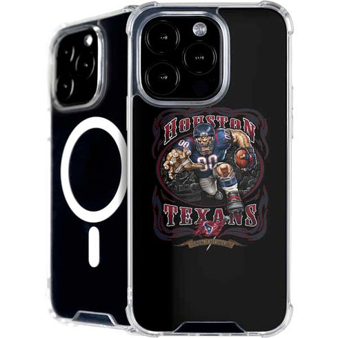 Liquid Blue NFL Houston Texans Running Back iPhone 16 Pro MagSafe Case