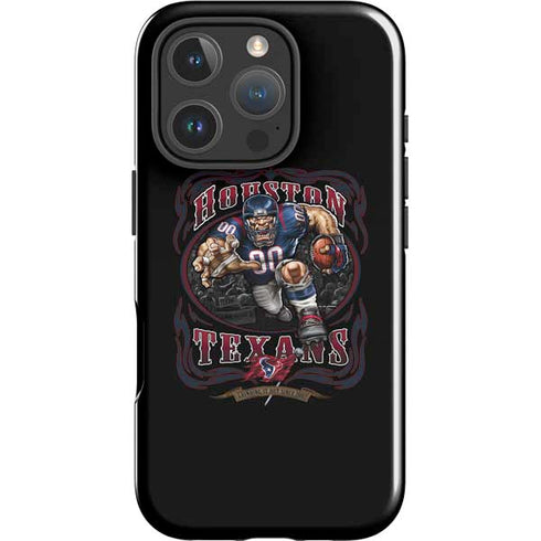 Liquid Blue NFL Houston Texans Running Back iPhone 16 Pro Max Impact Case