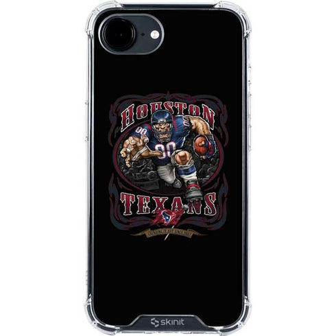 Liquid Blue NFL Houston Texans Running Back iPhone 16e Clear Case