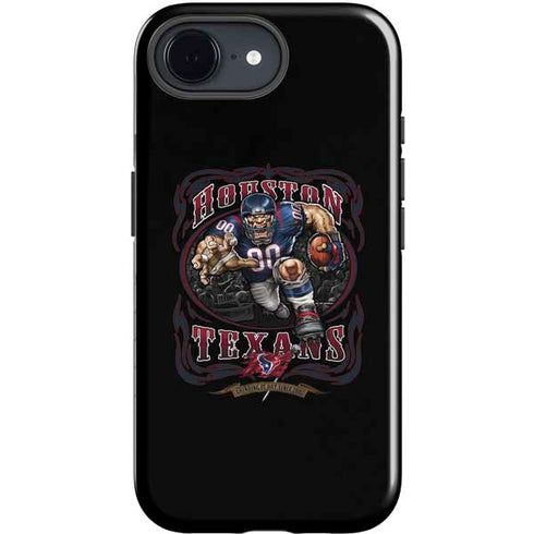 Liquid Blue NFL Houston Texans Running Back iPhone 16e Impact Case
