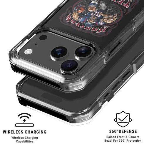 Liquid Blue NFL Houston Texans Running Back iPhone 18 Pro Clear Case