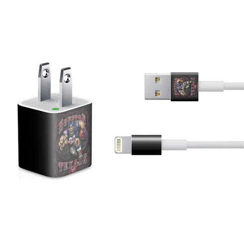 Liquid Blue NFL Houston Texans Running Back iPhone Charger (5W USB) Skin