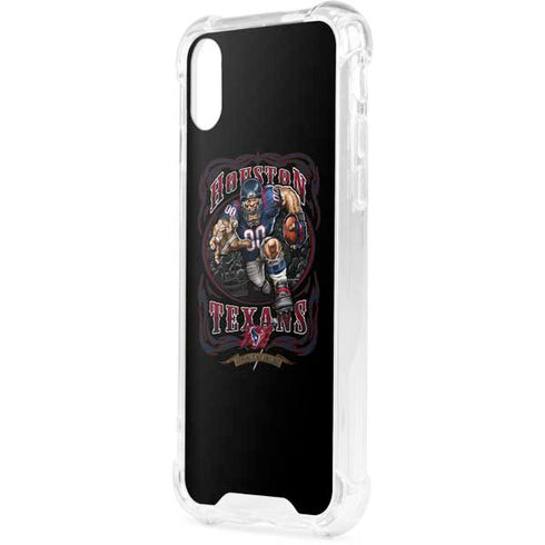 Liquid Blue NFL Houston Texans Running Back iPhone XS Clear Case