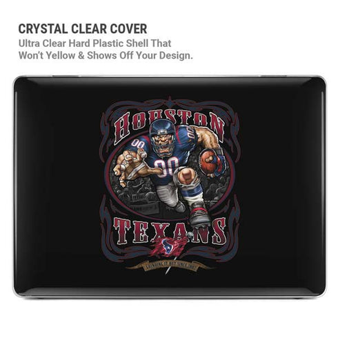 Liquid Blue NFL Houston Texans Running Back MacBook Pro 14in (2021-24) Case plus Skin