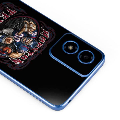Liquid Blue NFL Houston Texans Running Back Moto G Play 4G (2024) Skin