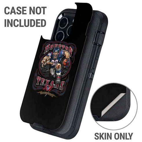 Liquid Blue NFL Houston Texans Running Back Otterbox Defender iPhone Skin