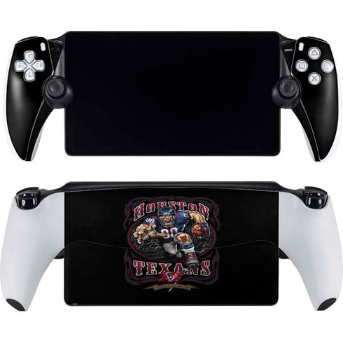 Liquid Blue NFL Houston Texans Running Back PlayStation Portal Remote Player Skin