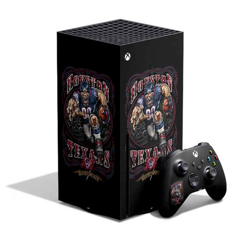 Liquid Blue NFL Houston Texans Running Back Xbox Series X Bundle Skin