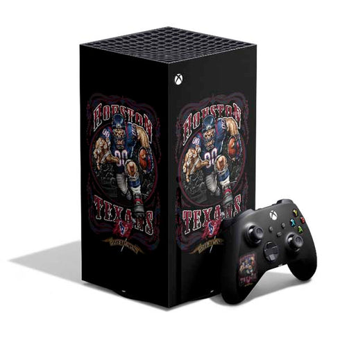 Liquid Blue NFL Houston Texans Running Back XBox Series X Digital Edition Bundle Skin