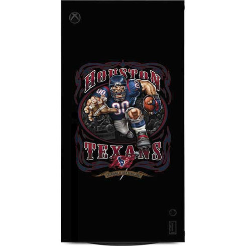 Liquid Blue NFL Houston Texans Running Back XBox Series X Digital Edition Console Skin