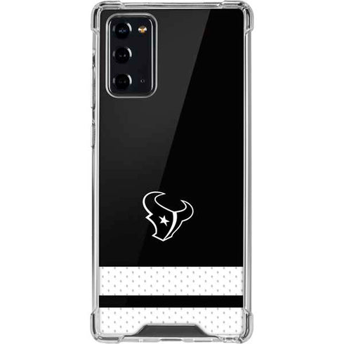 NFL Houston Texans Shutout Galaxy Note20 5G Clear Case
