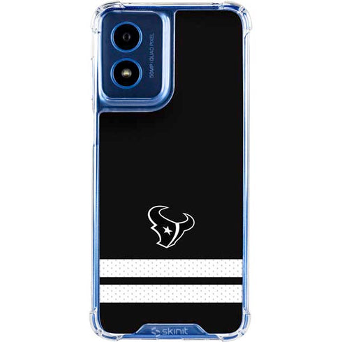 NFL Houston Texans Shutout Moto G 5G (2024) Clear Case