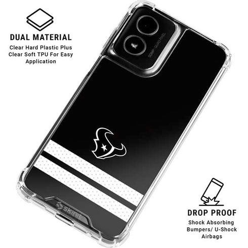 NFL Houston Texans Shutout Moto G Power 5G (2024) Clear Case
