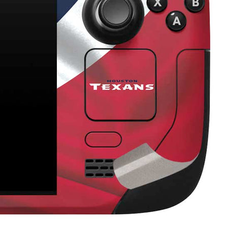 NFL Houston Texans Steam Deck Handheld Gaming Computer Skin