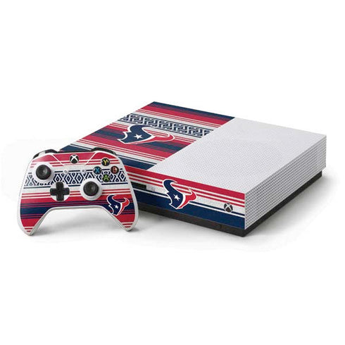 NFL Houston Texans Trailblazer Xbox One S Console and Controller Bundle Skin