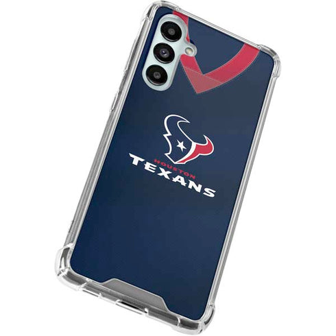 NFL Houston Texans Team Jersey Galaxy A16 5G Clear Case