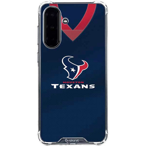 NFL Houston Texans Team Jersey Galaxy A36 5G Clear Case