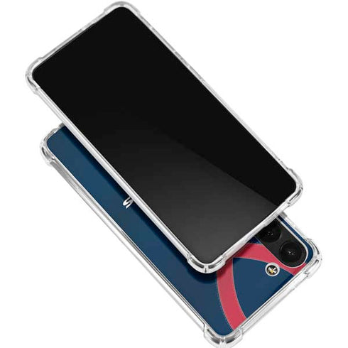 NFL Houston Texans Team Jersey Galaxy S24 FE Clear Case