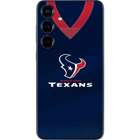 NFL Houston Texans Team Jersey Galaxy S25 Plus Skin