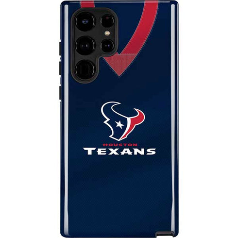 NFL Houston Texans Team Jersey Galaxy Cases