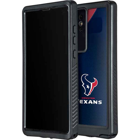 NFL Houston Texans Team Jersey Galaxy S24 Ultra Waterproof Case