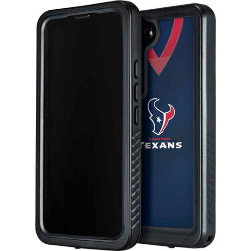 NFL Houston Texans Team Jersey Galaxy S24 Waterproof Case