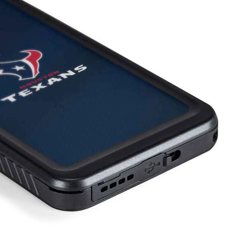 NFL Houston Texans Team Jersey Galaxy S24 Waterproof Case