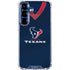 NFL Houston Texans Team Jersey Galaxy S25 Plus Clear Case