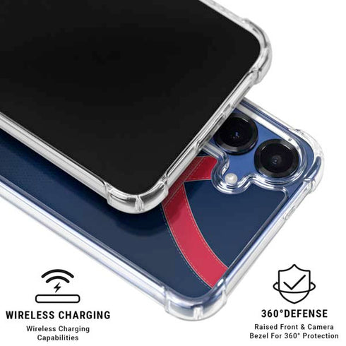 NFL Houston Texans Team Jersey Galaxy S25 Plus Clear Case