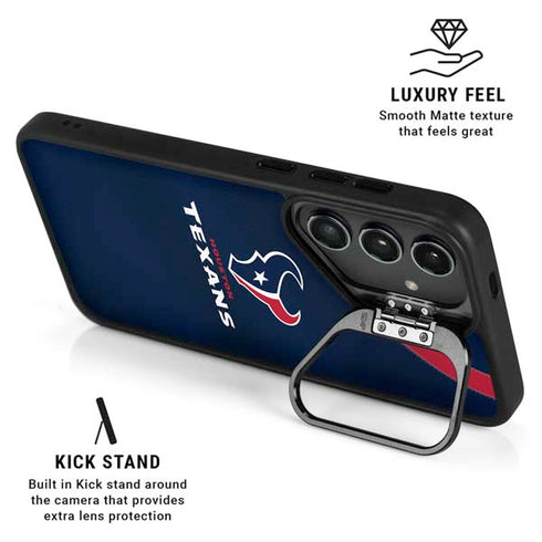 NFL Houston Texans Team Jersey Galaxy S26 Plus Kickstand Case