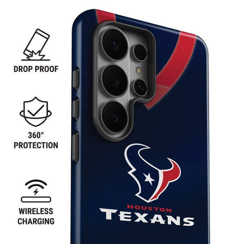 NFL Houston Texans Team Jersey Galaxy S26 Ultra Impact Case