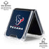 NFL Houston Texans Team Jersey Galaxy Z Flip6 Clear Case