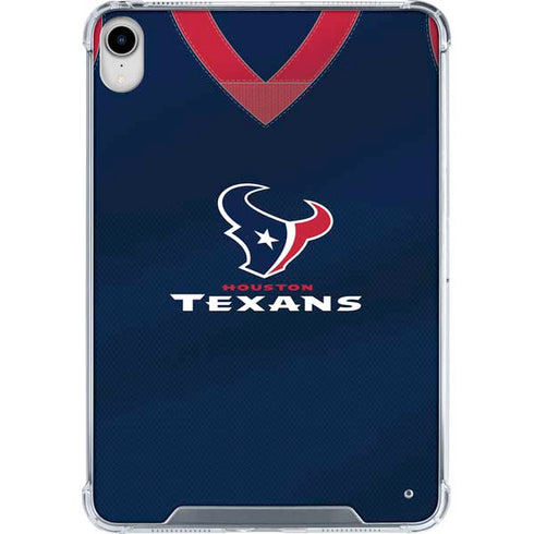 NFL Houston Texans Team Jersey iPad 11th Gen (2025) Clear Case