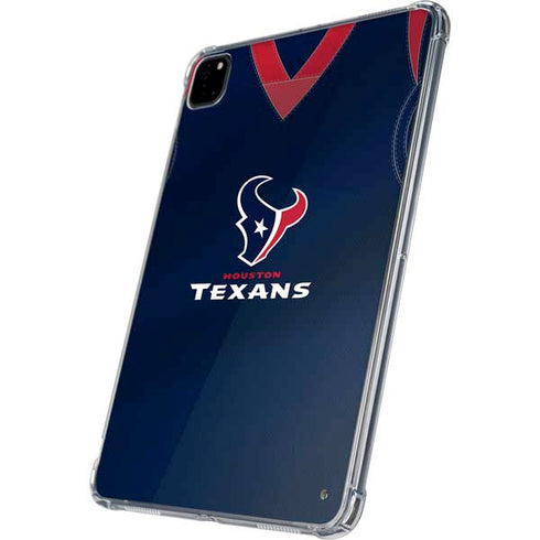 NFL Houston Texans Team Jersey iPad Pro 11in (2024) Clear Case