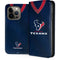 NFL Houston Texans Team Jersey iPhone 13 Pro Folio Case