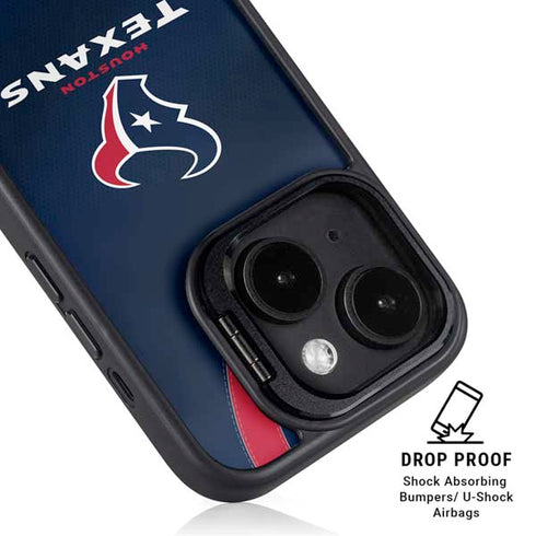 NFL Houston Texans Team Jersey iPhone 14 Plus Kickstand Case