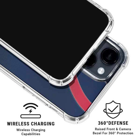 NFL Houston Texans Team Jersey iPhone 15 Clear Case