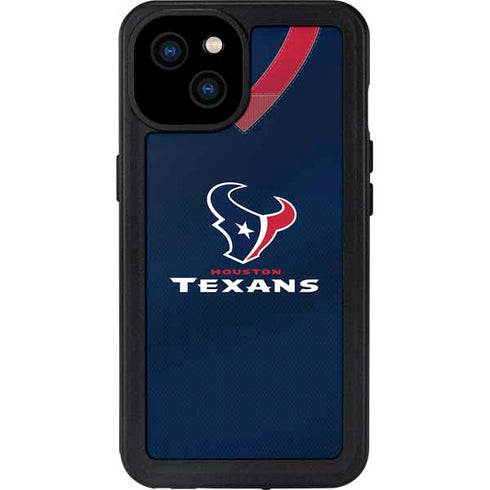 NFL Houston Texans Team Jersey iPhone 15 Plus Waterproof Case