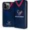 NFL Houston Texans Team Jersey iPhone 15 Pro Max Folio Case
