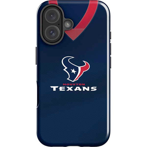 NFL Houston Texans Team Jersey iPhone 16 Plus Impact Case