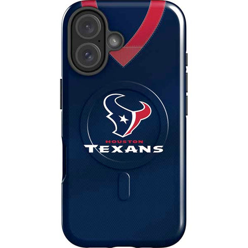 NFL Houston Texans Team Jersey iPhone 16 Plus Magsafe Impact Case
