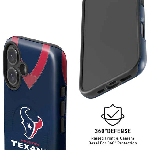 NFL Houston Texans Team Jersey iPhone 16 Plus Magsafe Impact Case