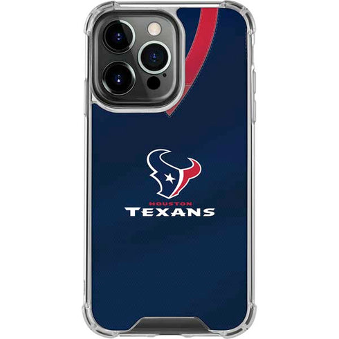 NFL Houston Texans Team Jersey iPhone 16 Pro Clear Case