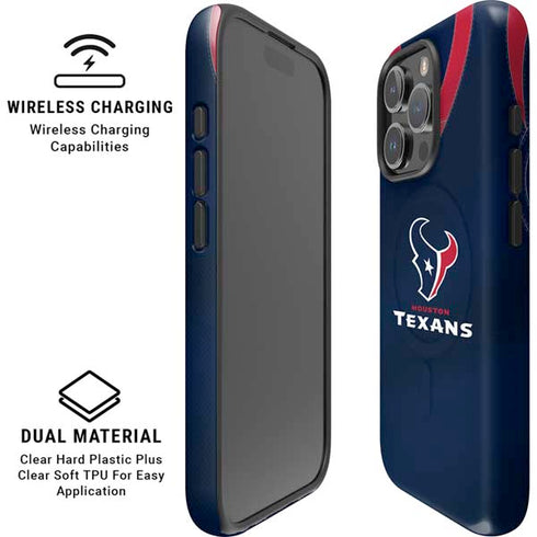 NFL Houston Texans Team Jersey iPhone 16 Pro Magsafe Impact Case