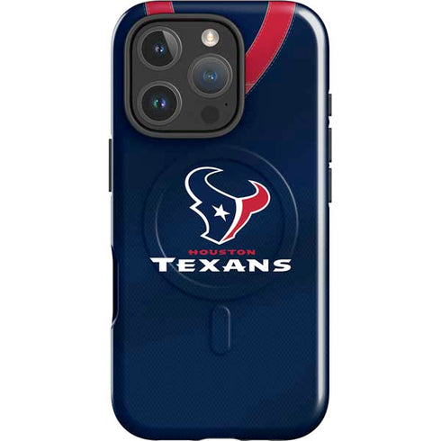 NFL Houston Texans Team Jersey iPhone 16 Pro Max Magsafe Impact Case