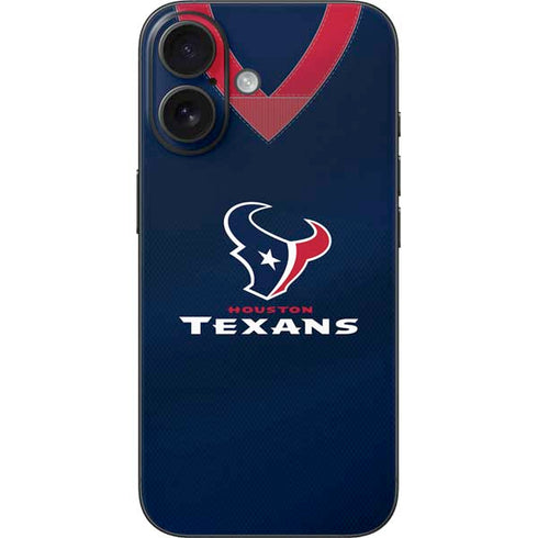 NFL Houston Texans Team Jersey iPhone 16 Skin