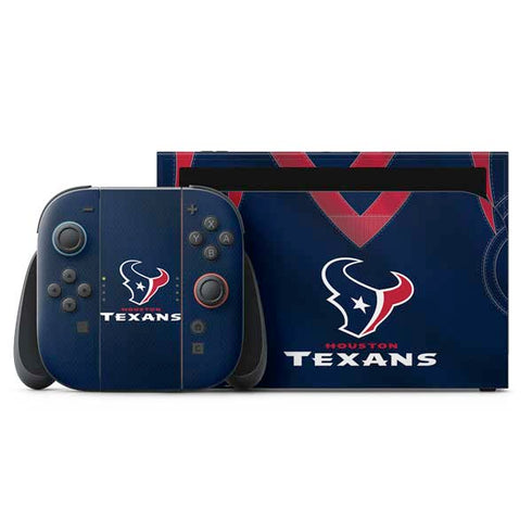 NFL Houston Texans Team Jersey Nintendo Skins