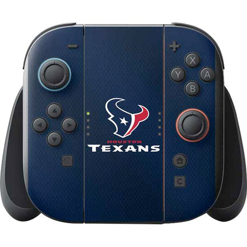 NFL Houston Texans Team Jersey Nintendo Switch 2 (2025) with Joy-Con Skin